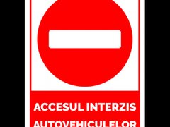 indicatorul pentru accesul autovehiculelor