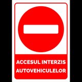 indicatorul pentru accesul autovehiculelor